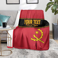 Custom Angola Football Blanket Avante Palancas Negras