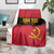 Custom Angola Football Blanket Avante Palancas Negras