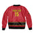 Custom Angola Football Bomber Jacket Avante Palancas Negras