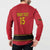 Custom Angola Football Button Sweatshirt Avante Palancas Negras