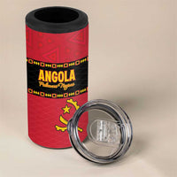 Custom Angola Football 4 in 1 Can Cooler Tumbler Avante Palancas Negras