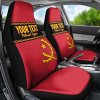 Custom Angola Football Car Seat Cover Avante Palancas Negras