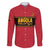 Custom Angola Football Family Matching Long Sleeve Bodycon Dress and Hawaiian Shirt Avante Palancas Negras