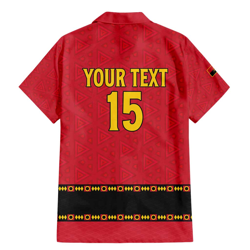 Custom Angola Football Family Matching Mermaid Dress and Hawaiian Shirt Avante Palancas Negras