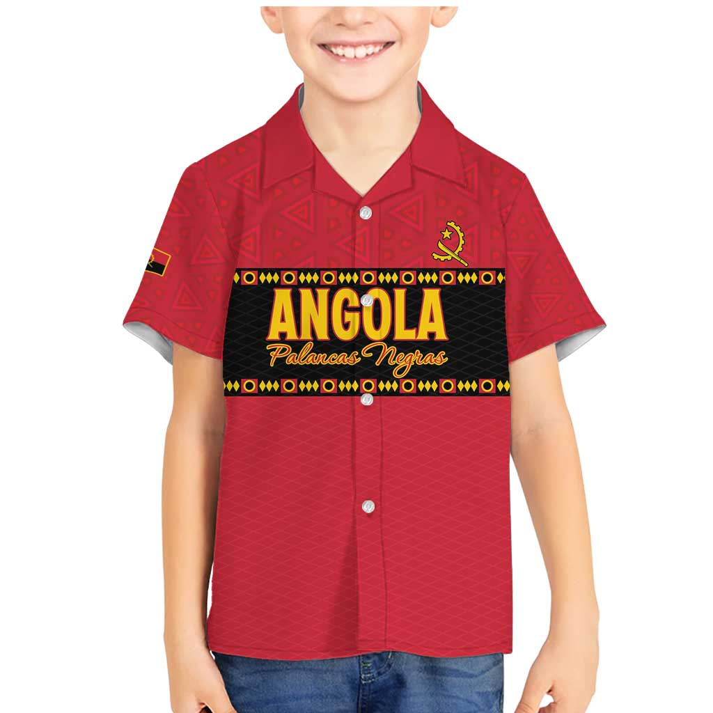 Custom Angola Football Family Matching Mermaid Dress and Hawaiian Shirt Avante Palancas Negras