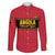 Custom Angola Football Family Matching Off The Shoulder Long Sleeve Dress and Hawaiian Shirt Avante Palancas Negras