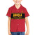 Custom Angola Football Family Matching Tank Maxi Dress and Hawaiian Shirt Avante Palancas Negras