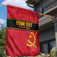 Custom Angola Football Garden Flag Avante Palancas Negras