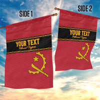 Custom Angola Football Garden Flag Avante Palancas Negras