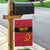 Custom Angola Football Garden Flag Avante Palancas Negras