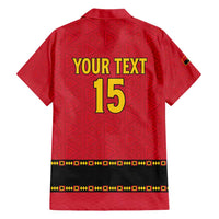 Custom Angola Football Hawaiian Shirt Avante Palancas Negras