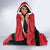 Custom Angola Football Hooded Blanket Avante Palancas Negras