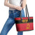 Custom Angola Football Leather Tote Bag Avante Palancas Negras