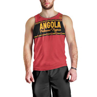 Custom Angola Football Men Tank Top Avante Palancas Negras