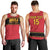 Custom Angola Football Men Tank Top Avante Palancas Negras