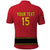 Custom Angola Football Polo Shirt Avante Palancas Negras