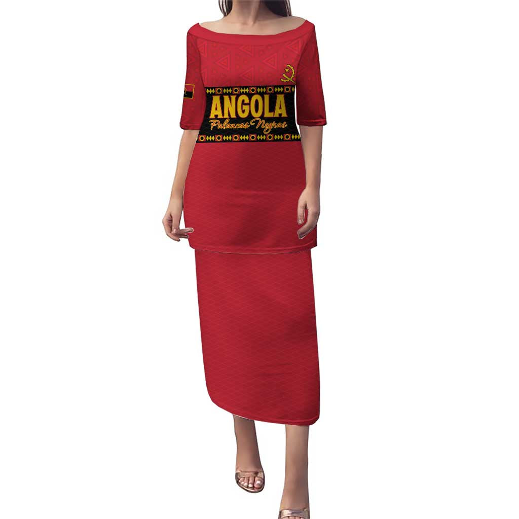 Custom Angola Football Puletasi Avante Palancas Negras