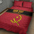Custom Angola Football Quilt Bed Set Avante Palancas Negras