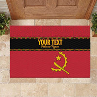 Custom Angola Football Rubber Doormat Avante Palancas Negras