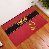 Custom Angola Football Rubber Doormat Avante Palancas Negras