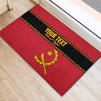 Custom Angola Football Rubber Doormat Avante Palancas Negras