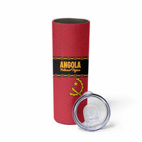 Custom Angola Football Skinny Tumbler Avante Palancas Negras