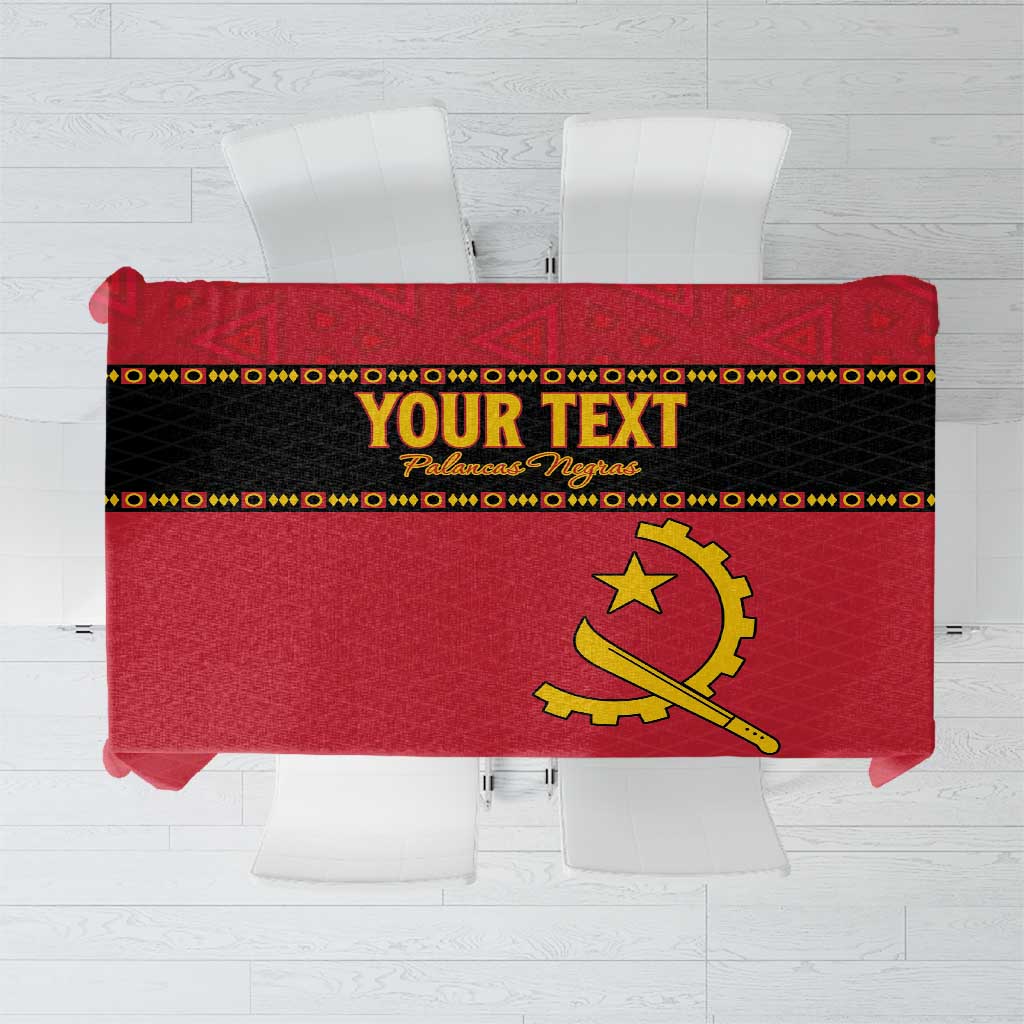 Custom Angola Football Tablecloth Avante Palancas Negras