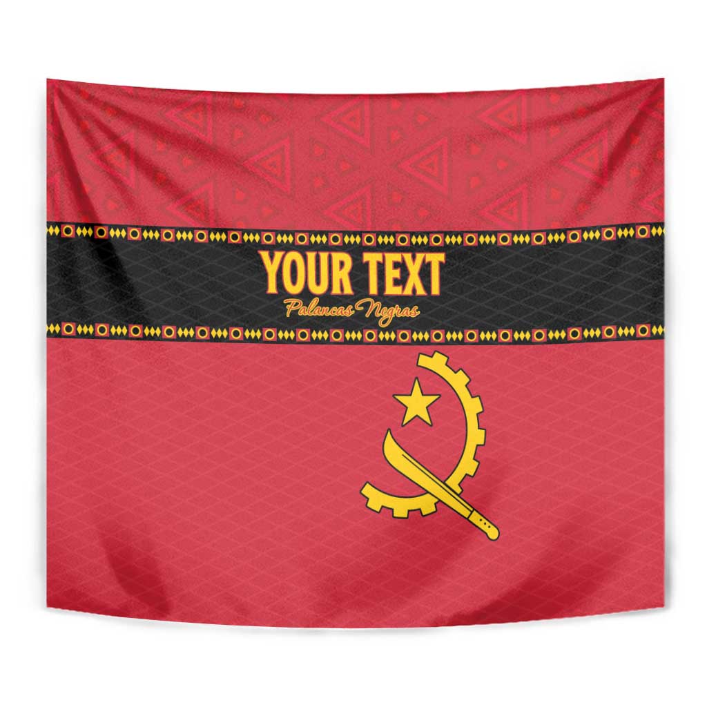 Custom Angola Football Tapestry Avante Palancas Negras