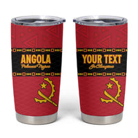 Custom Angola Football Tumbler Cup Avante Palancas Negras