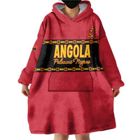Custom Angola Football Wearable Blanket Hoodie Avante Palancas Negras