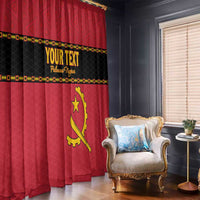 Custom Angola Football Window Curtain Avante Palancas Negras