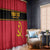 Custom Angola Football Window Curtain Avante Palancas Negras