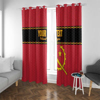 Custom Angola Football Window Curtain Avante Palancas Negras