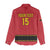 Custom Angola Football Women Casual Shirt Avante Palancas Negras