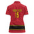 Custom Angola Football Women Polo Shirt Avante Palancas Negras