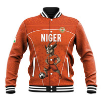 Custom Niger Football Baseball Jacket Allez les Menas On Va Gagner