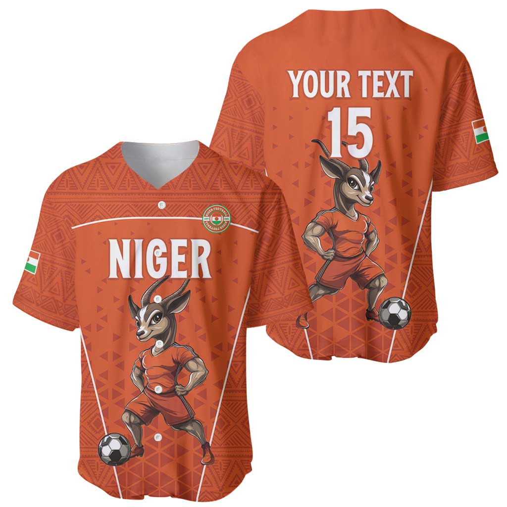 Custom Niger Football Baseball Jersey Allez les Menas On Va Gagner