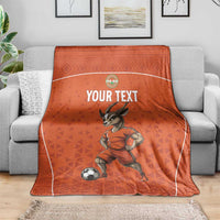 Custom Niger Football Blanket Allez les Menas On Va Gagner