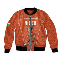 Custom Niger Football Bomber Jacket Allez les Menas On Va Gagner