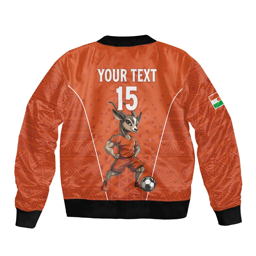 Custom Niger Football Bomber Jacket Allez les Menas On Va Gagner