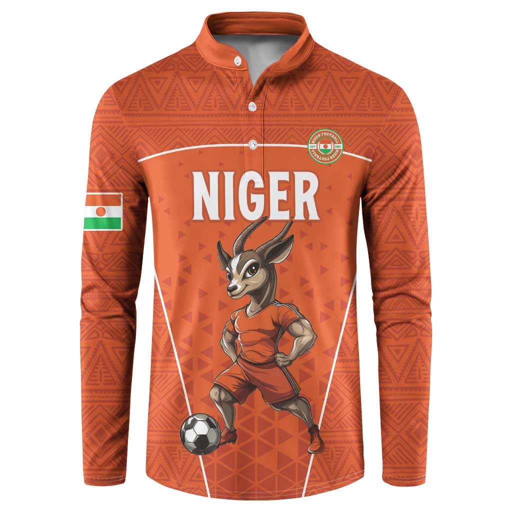 Custom Niger Football Button Sweatshirt Allez les Menas On Va Gagner