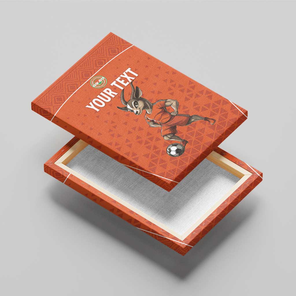 Custom Niger Football Canvas Wall Art Allez les Menas On Va Gagner