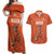 Custom Niger Football Couples Matching Off Shoulder Maxi Dress and Hawaiian Shirt Allez les Menas On Va Gagner