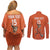Custom Niger Football Couples Matching Off Shoulder Short Dress and Long Sleeve Button Shirt Allez les Menas On Va Gagner