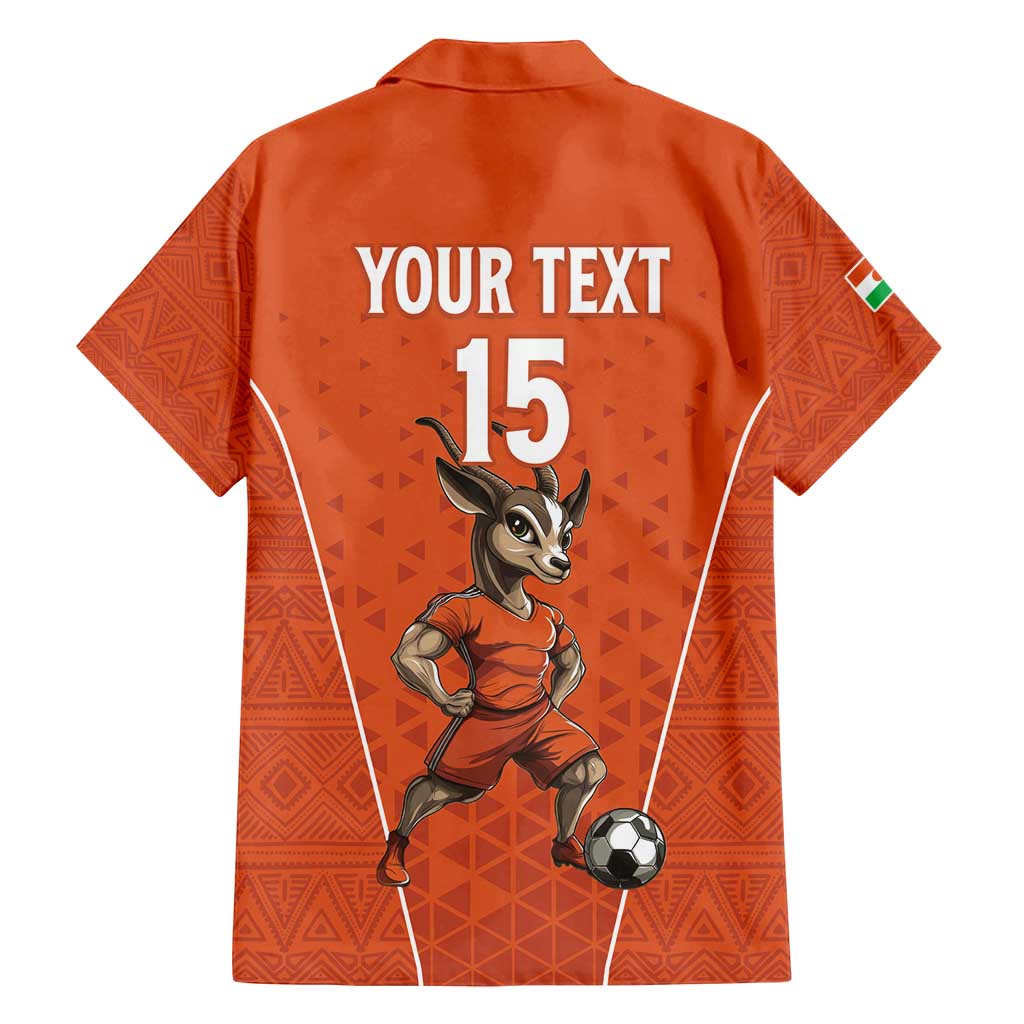 Custom Niger Football Family Matching Long Sleeve Bodycon Dress and Hawaiian Shirt Allez les Menas On Va Gagner