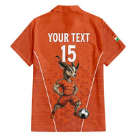 Custom Niger Football Family Matching Off Shoulder Maxi Dress and Hawaiian Shirt Allez les Menas On Va Gagner