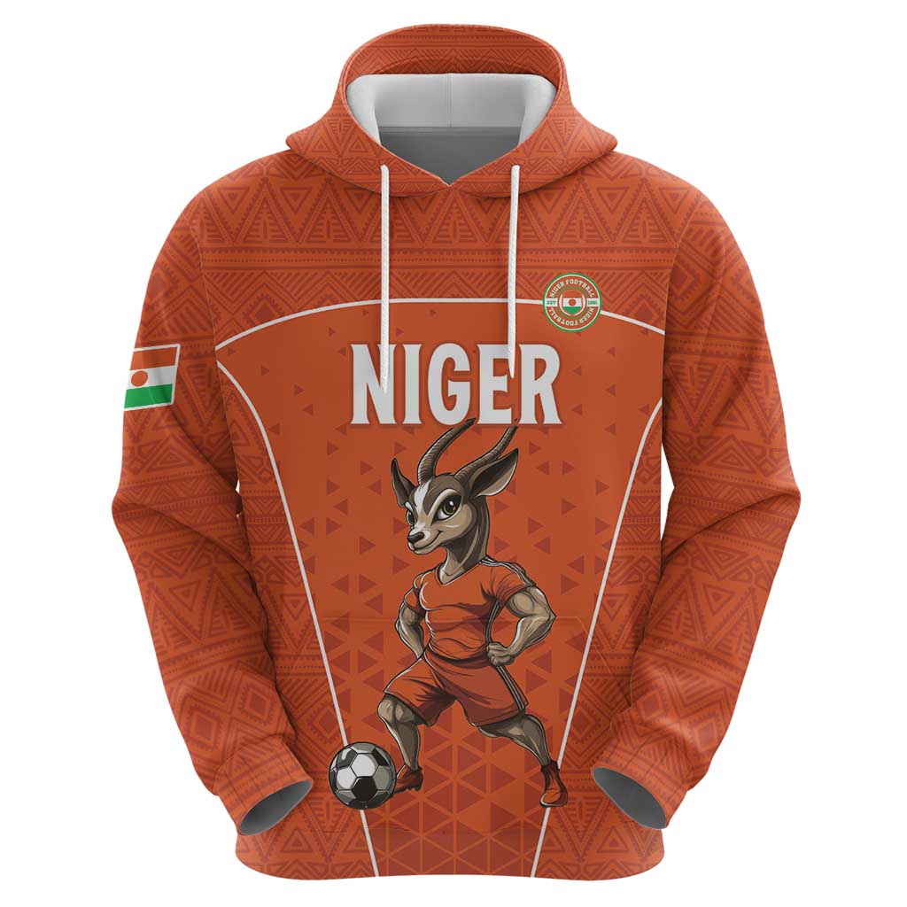 Custom Niger Football Hoodie Allez les Menas On Va Gagner