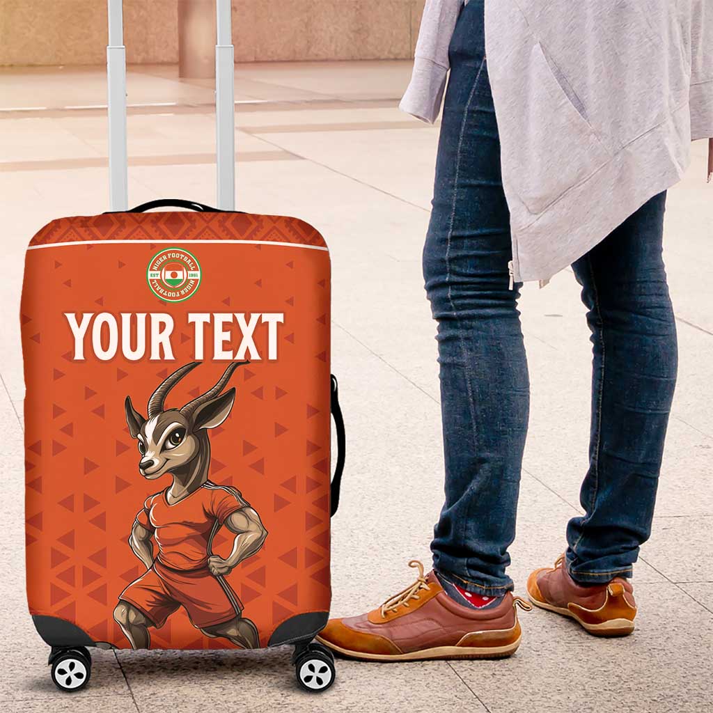 Custom Niger Football Luggage Cover Allez les Menas On Va Gagner
