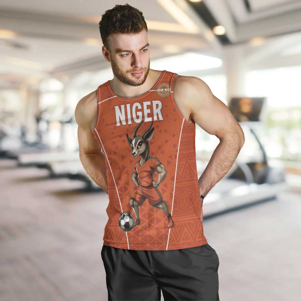 Custom Niger Football Men Tank Top Allez les Menas On Va Gagner