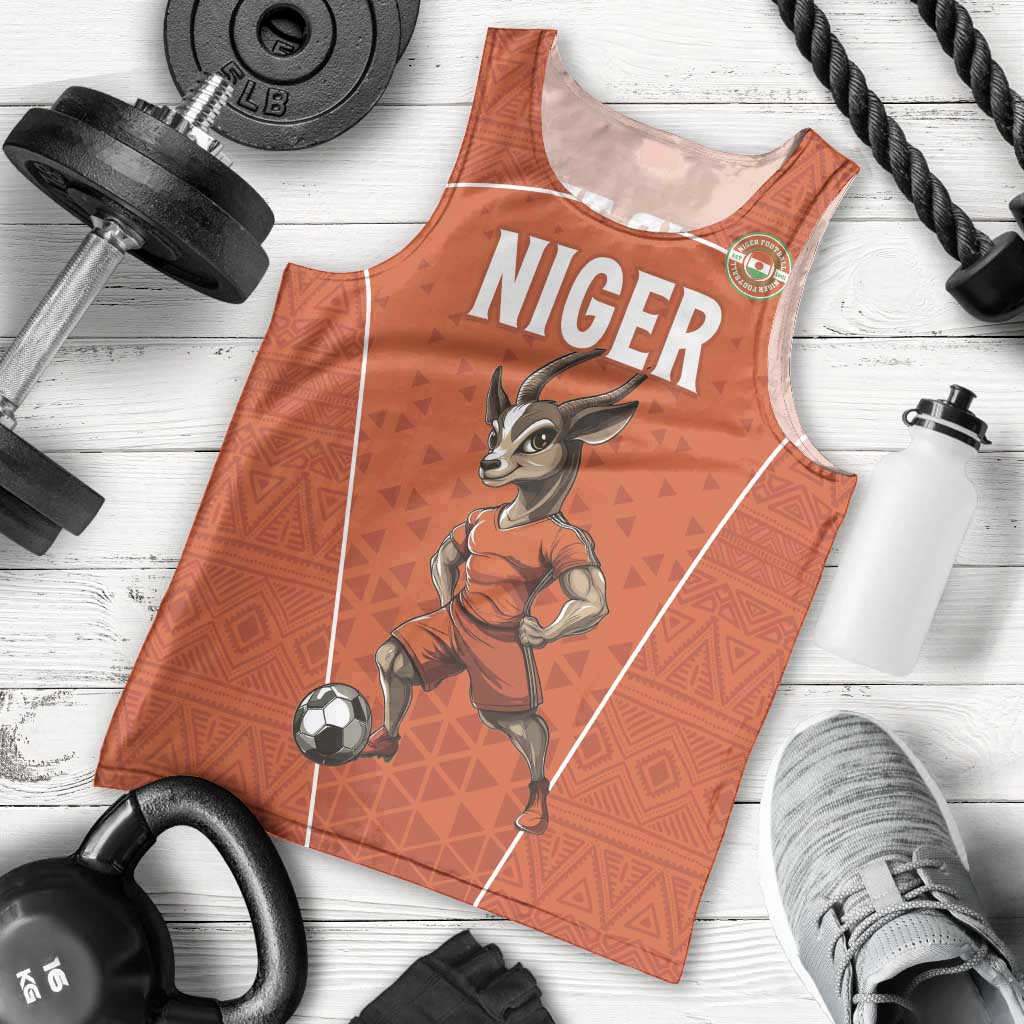 Custom Niger Football Men Tank Top Allez les Menas On Va Gagner